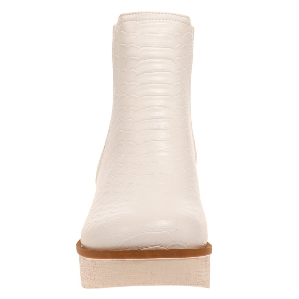 White Pierre Duma Booties